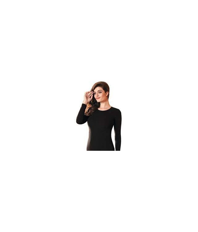 BERRAK BERRAK WOMEN'S LONG SLEEVE V-Neck COTTON SHIRT
