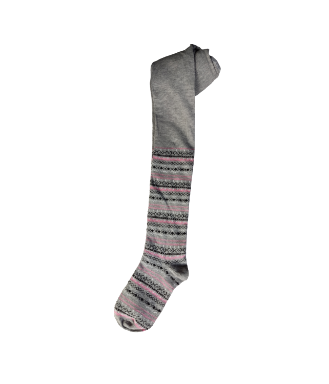 MEWE CHILDREN'S COTTON TIGHTS / BLUE WITH STARS & GRAY