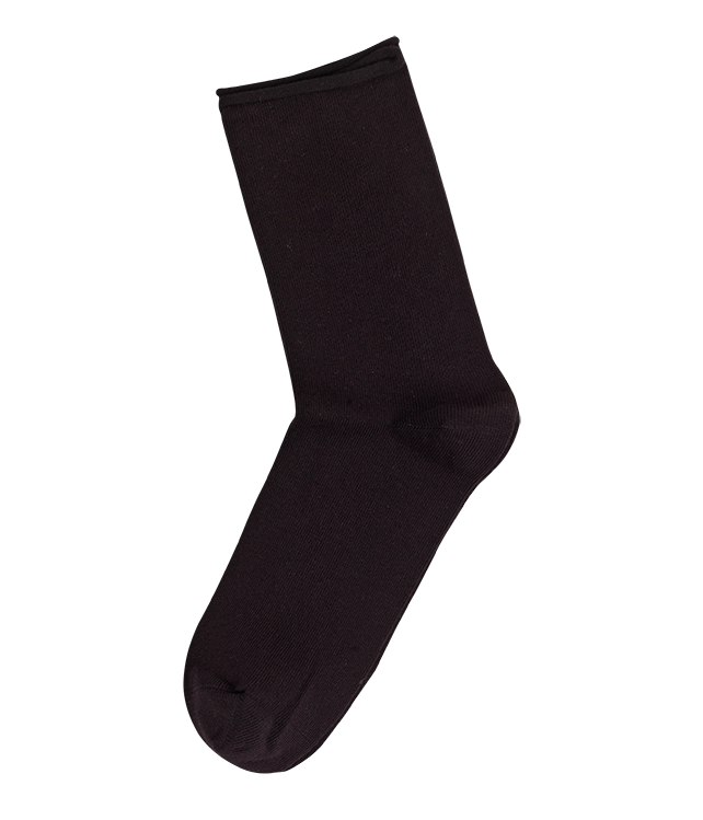 WOMEN'S SOCKS WITHOUT RUBBER/BLACK-GRAY-BLUE