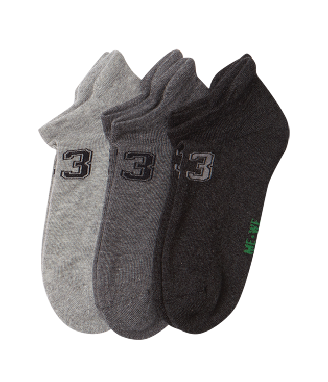 MEWE WOMEN'S COTTON JEANS TOWEL SOCKS TERLICI 3 PCS DIFFERENT COLORS