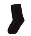 MEWE WOMEN'S COTTON SOCKS 3PCS/BLACΚ