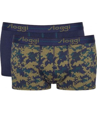 SLOGGI START HIPSTER ΑΝΔΡΙΚΟ BOXER 2 ΤΕΜΑΧΙΩΝ-ΜΠΛΕ