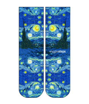 WIGGLESTEPS WOMEN SOCKS- STARRY NIGHT