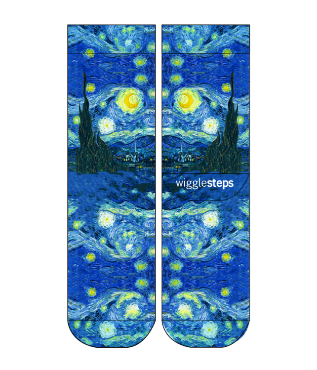 WIGGLESTEPS WOMEN SOCKS- STARRY NIGHT