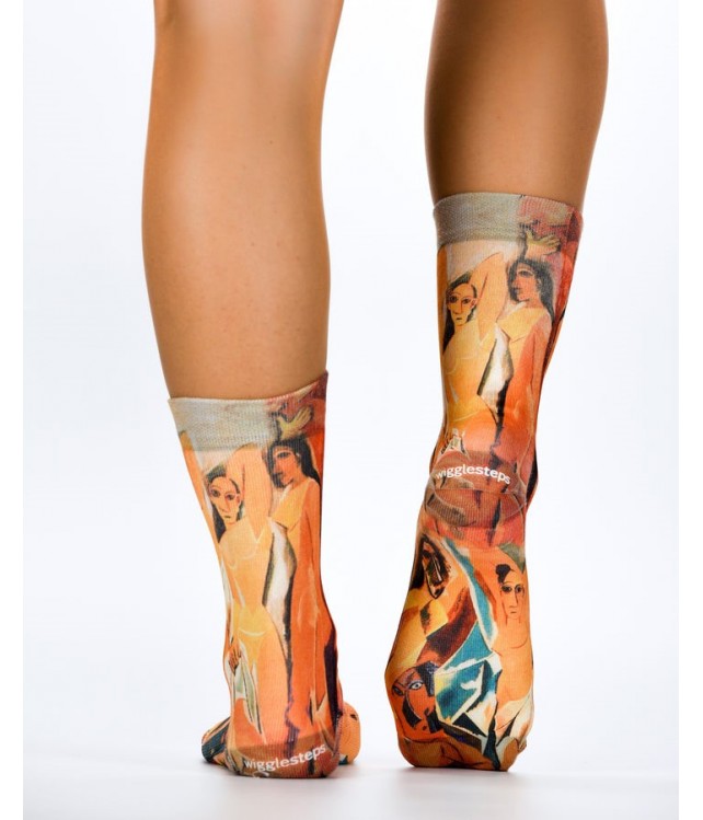WIGGLESTEPS WOMEN'S SOCKS - GIRLS OF AVIGNON