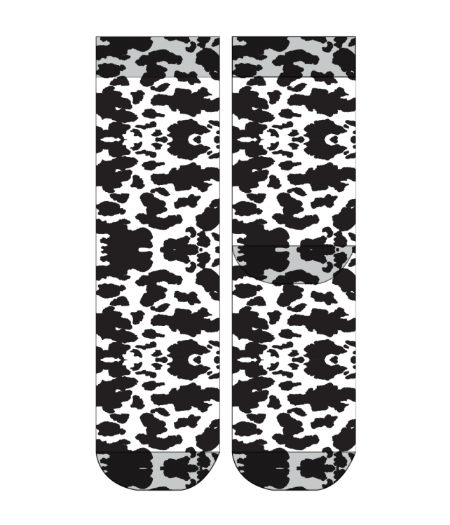 WIGGLESTEPS WOMEN'S SOCKS- COW 2