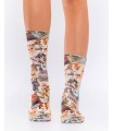 WIGGLESTEPS WOMEN'S SOCKS- HOME CATS I