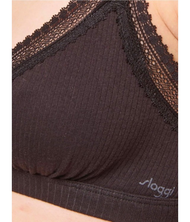 SLOGGI GO RIBBED WOMEN'S BRA BRALETTE