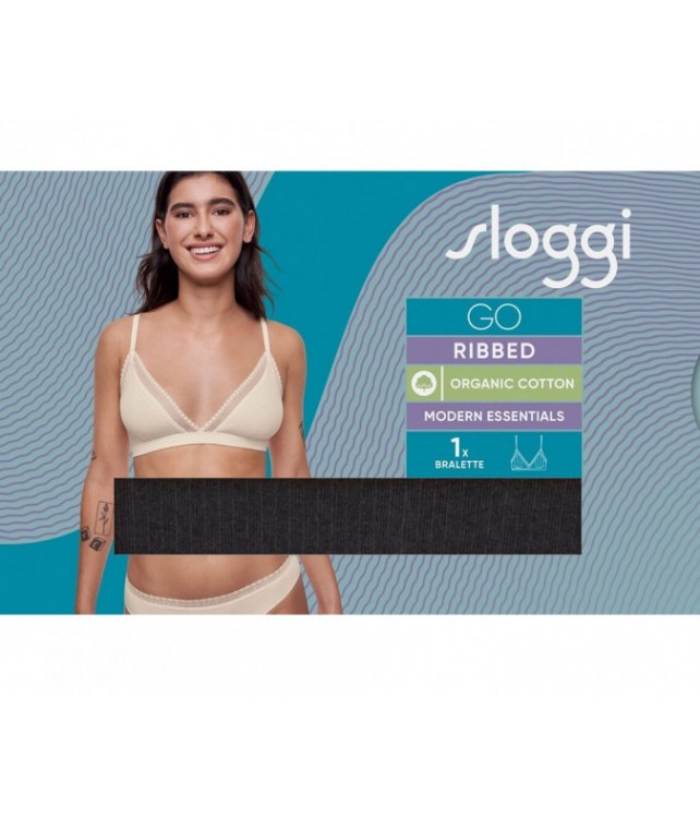 SLOGGI GO RIBBED WOMEN'S BRA BRALETTE