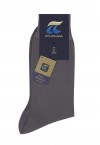 MENS COTTON MERCERIZE SOCKS  POURNARA ART: 110 - MEDIUM GREY