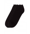 MEWE MEN'S COTTON SHORT SOCKS 3 PCS BLACK
