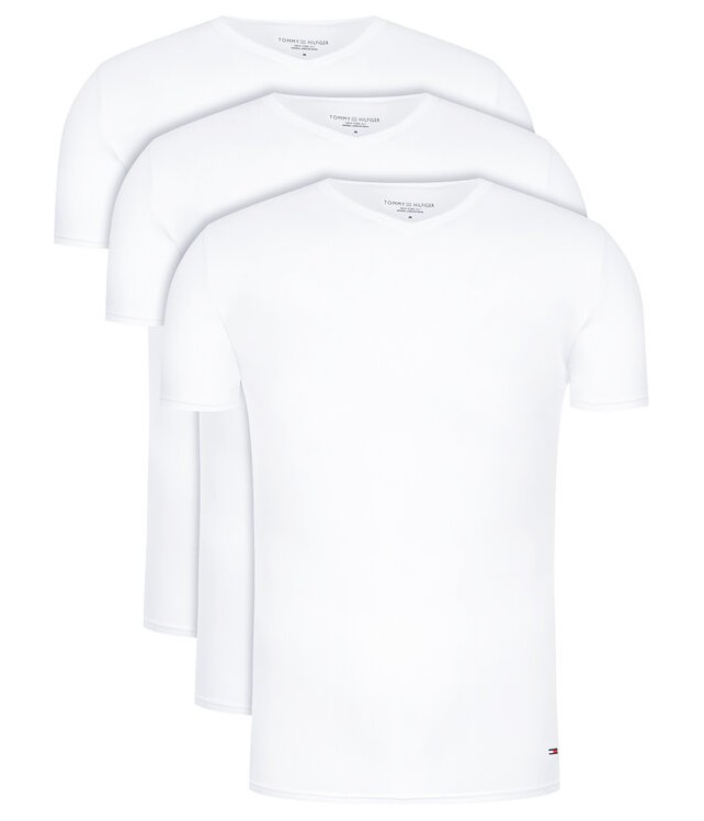 TOMMY HILFIGER ΛΑΙΜΟΣ-V 3 ΤΕΜ. ΛΕΥΚΑ