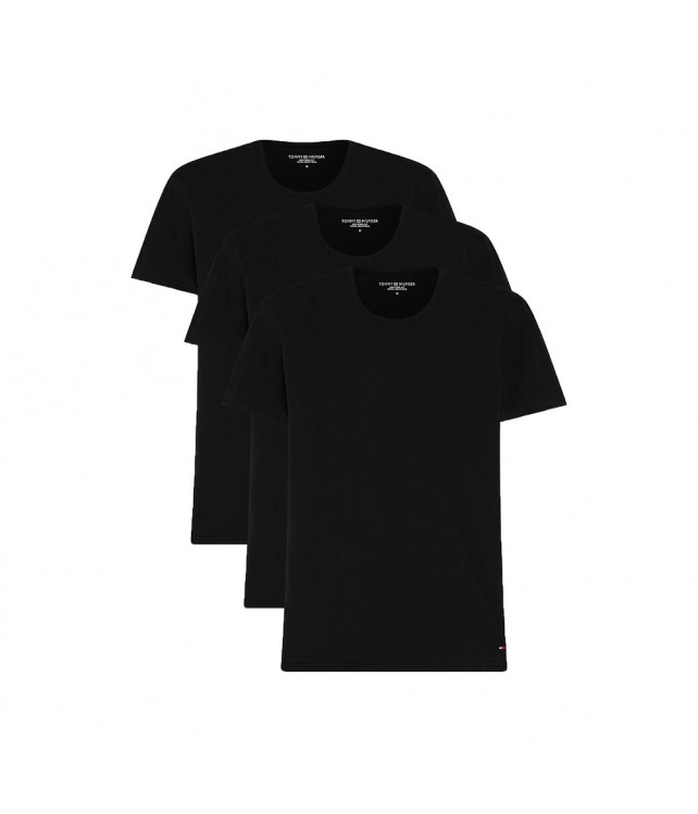 TOMMY HILFIGER MEN'S SHIRT 3 PCS BLACK