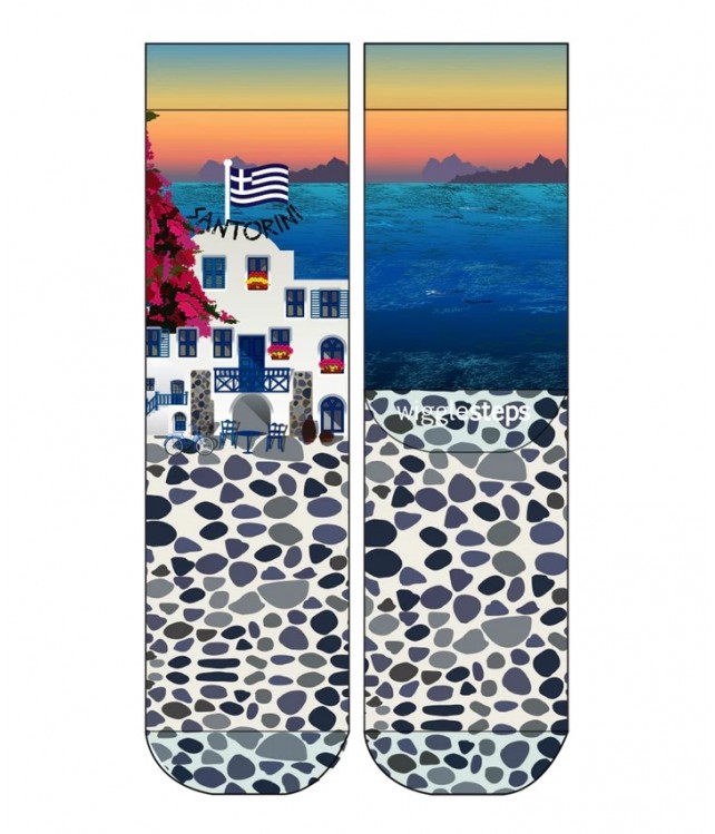 WIGGLESTEPS WOMEN'S SOCKS- GREECE