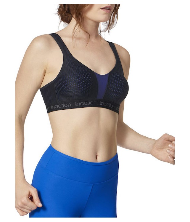 TRIUMPH WOMENS SPORTS BRA TRIACTION ENERGY LITE N EX/ BLACK