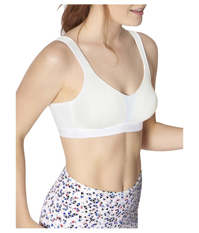 TRIUMPH WOMENS SPORTS BRA TRIACTION ENERGY LITE N EX/ WHITE