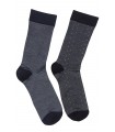 MEWE MEN'S CLASSIC COTTON SOCKS 2 PCS/DARK GRAY