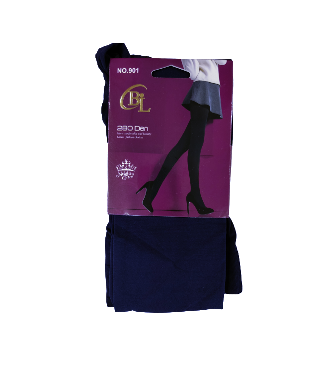 CBL TIGHTS 280 DEN SEE THROUGH/BLUE
