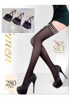 WOMENS STOCKINGS 280DEN-BLACK