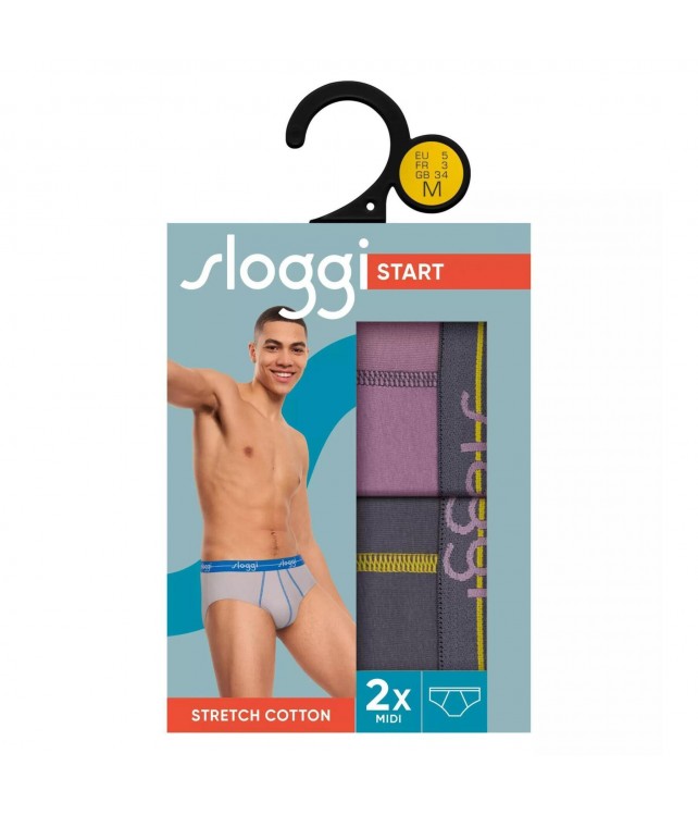 SLOGGI MEN'S SLIP START MIDI 3PCS