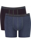 SLOGGI START SHORT ΑΝΔΡΙΚA BOXER ΒΑΜΒΑΚΕΡΑ 2 ΤΕΜΑΧΙΩΝ-ΡΑΦ/ΑΝΘΡΑΚΙ