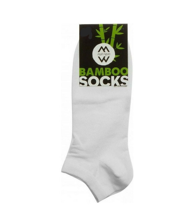MEWE BAMBOO WOMEN'S CROP SOCKS BEIGE