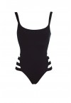 BLUEPOINT WOMENS ONE PIECE SWIMWEAR/ BLACK