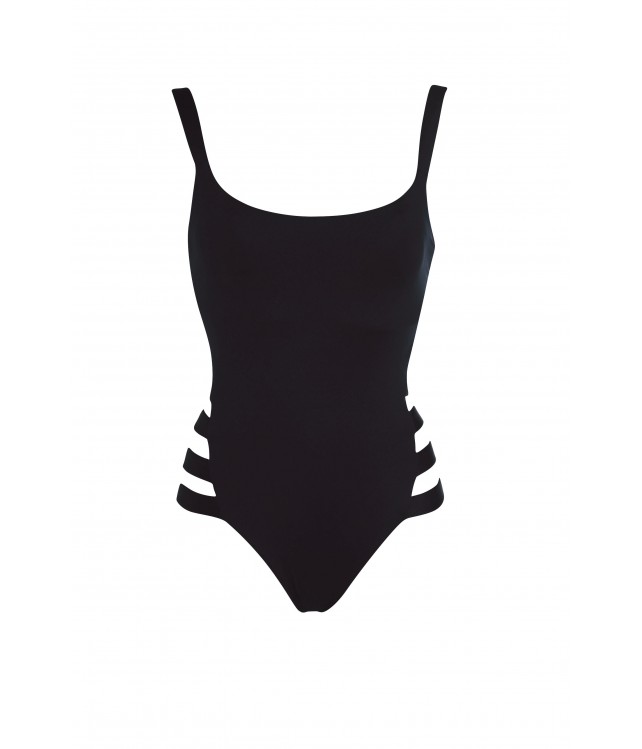 BLUEPOINT WOMENS ONE PIECE SWIMWEAR/ BLACK