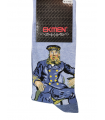EKMEN PATTERNED COTTON SOCKS FOR MEN