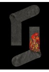 EKMEN PATTERNED COTTON SOCKS FOR WOMEN
