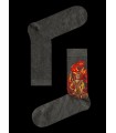EKMEN PATTERNED COTTON SOCKS FOR WOMEN