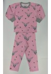GIRLS COTTON SLIPWEAR- PINK DEERS