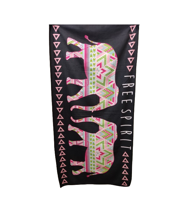 BEACH TOWEL-ELEPHANTS