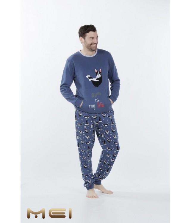 MEI MEN'S COTTON PAJAMAS