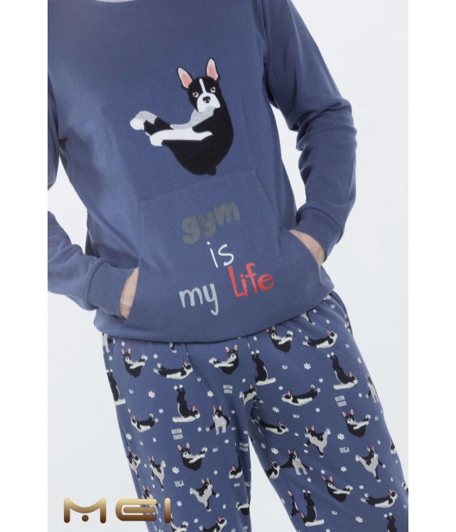 MEI MEN'S COTTON PAJAMAS