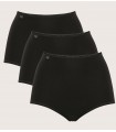 SLOGGI 24/7 COTTON MAXI - 3 PCS- BLACK