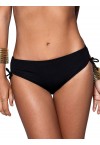 BLUEPΟINT WOMENS SWIMWEAR BOTTOM SLIP BIKINI-BLACK