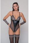 MILENA PARIS SEXY WOMEN'S LEATHER - BLACK