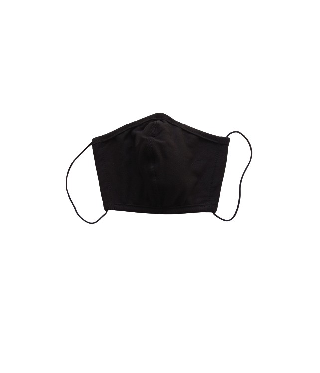ADULT FACIAL MASK WITH WIRE ON THE NOSE/ BLACK