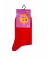 WOMEN'S SOLID COTTON SOCKS