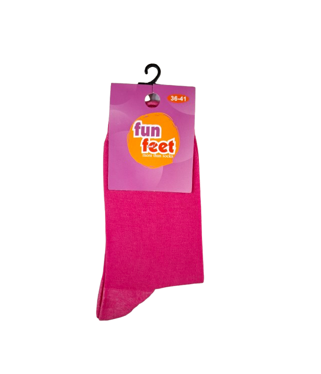 WOMEN'S SOLID COTTON SOCKS