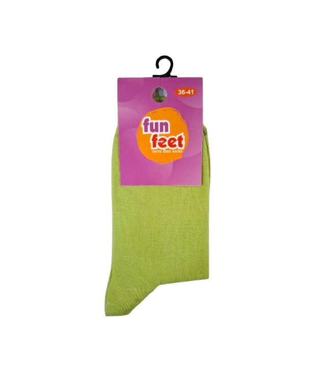 WOMEN'S SOLID COTTON SOCKS
