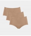 SLOGGI 24/7 COTTON MIDI - 3 PCS - BEIGE