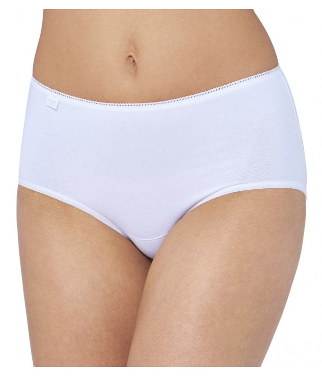 SLOGGI 24/7 COTTON MIDI - 3PCS. - WHITE