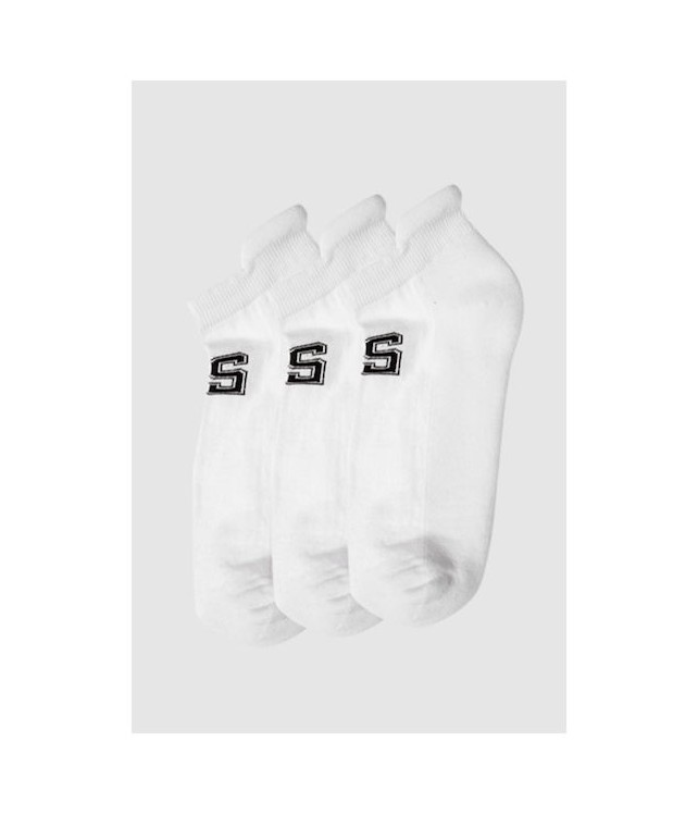 MEWE WOMEN'S COTTON JEANS TOWEL SOCKS TERLICI 3 PCS DIFFERENT COLORS