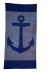 MICROFIBER BEACH TOWEL/ANCHOR