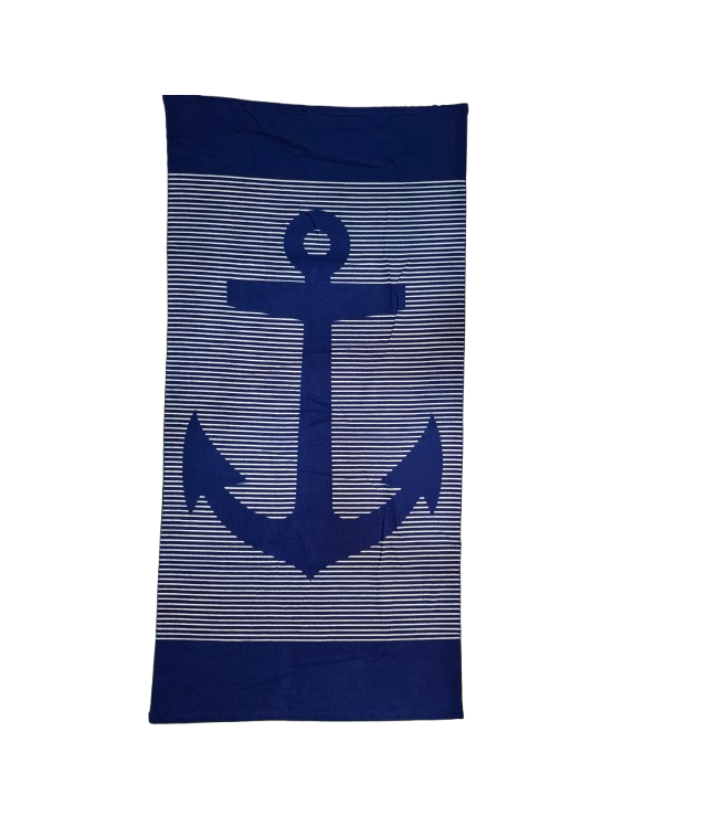 MICROFIBER BEACH TOWEL/ANCHOR
