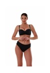 BLUEPOINT BIKINI TOP STRAPLESS CUP D- BLACK