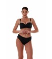 BLUEPOINT BIKINI TOP STRAPLESS CUP D- BLACK
