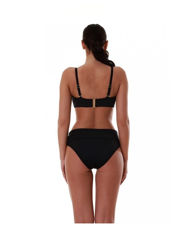 BLUEPOINT BIKINI TOP STRAPLESS CUP D- BLACK